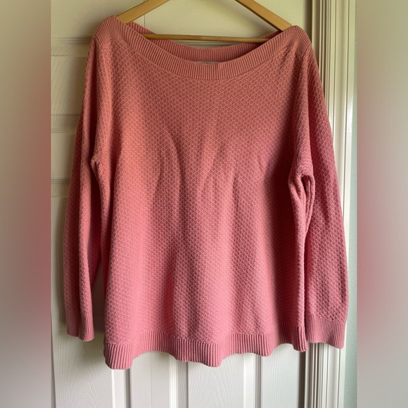 LOFT Plus Knit Tunic Sweater with Boat Neck Size 20/22 - Picture 5 of 15